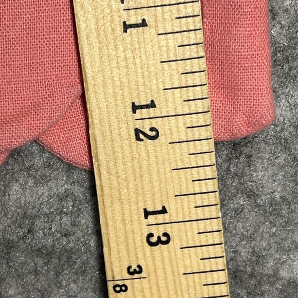 J. Crew Linen Scalloped Chino Shorts Women's 8 Pink Breathable - Picture 7 of 16